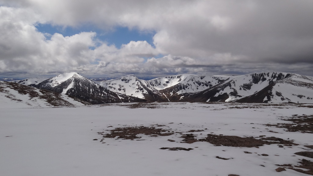 Lovely view from Ben MacDui. 1309m