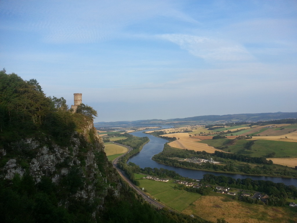 View of the tower overlooking the river