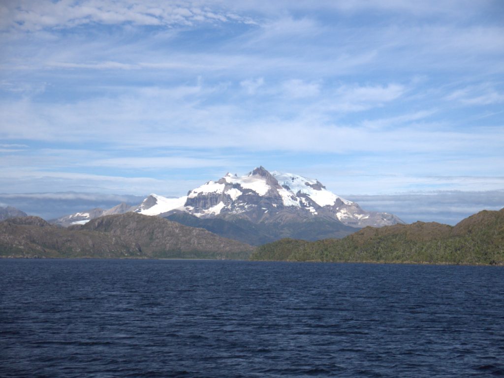 Infinity Expedition - What a sight after months at sea! The mountains of Patagonia, Chile