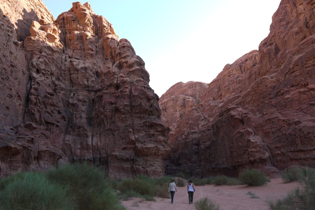 Candy and I in Abu Khashaba Canyon