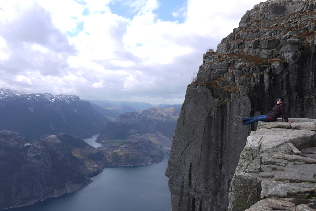 Now thats one thing Im definitely not scared of! Preikestolen in Norway