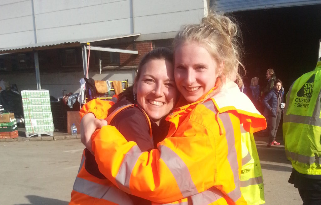 Warehouse managers team. Amazingly strong and inspiring Lauren.