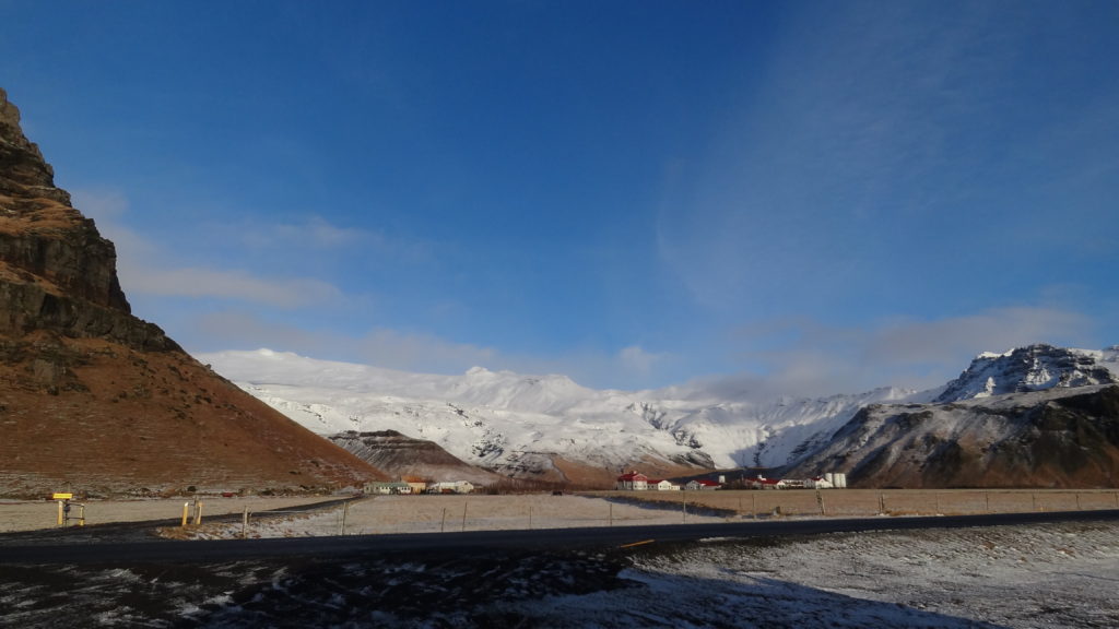 View of the Eyjafjallajokull volcano from Iceland Erupt