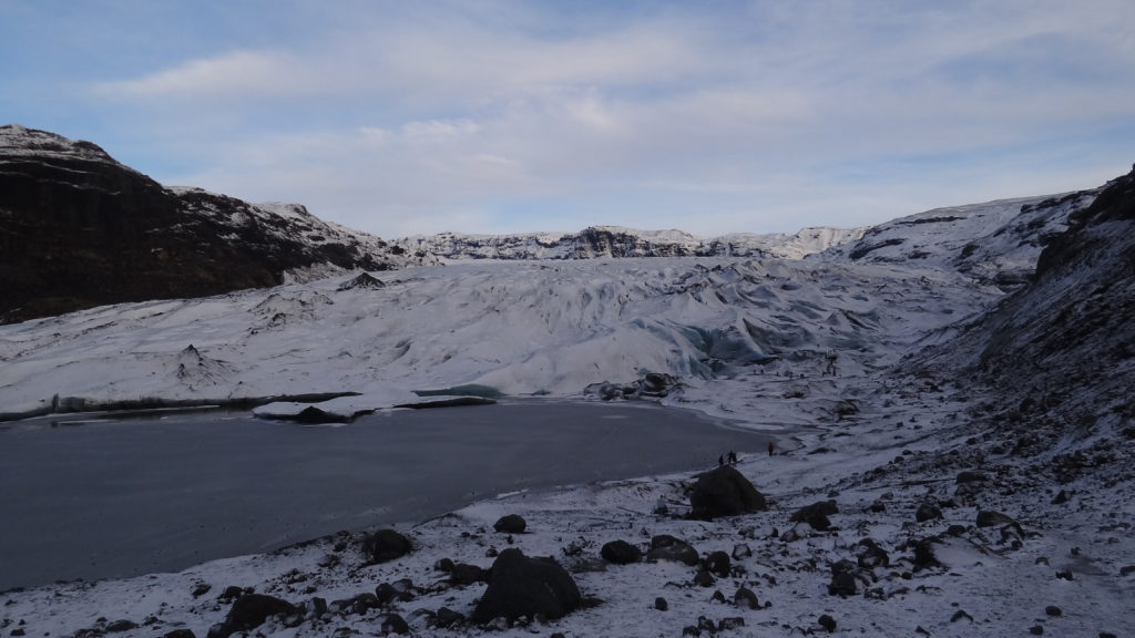 Solheimajakull glacier