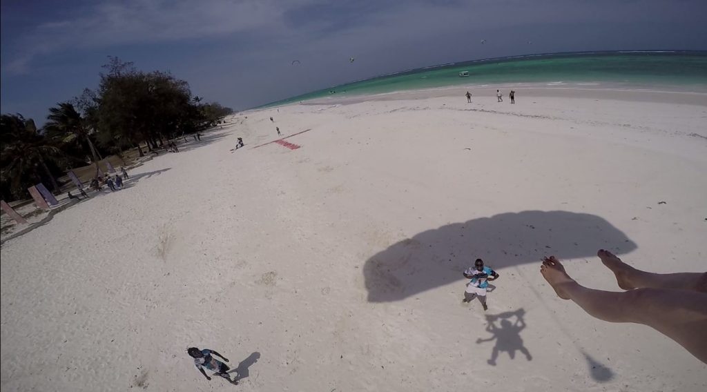 Already time to land on Diani Beach