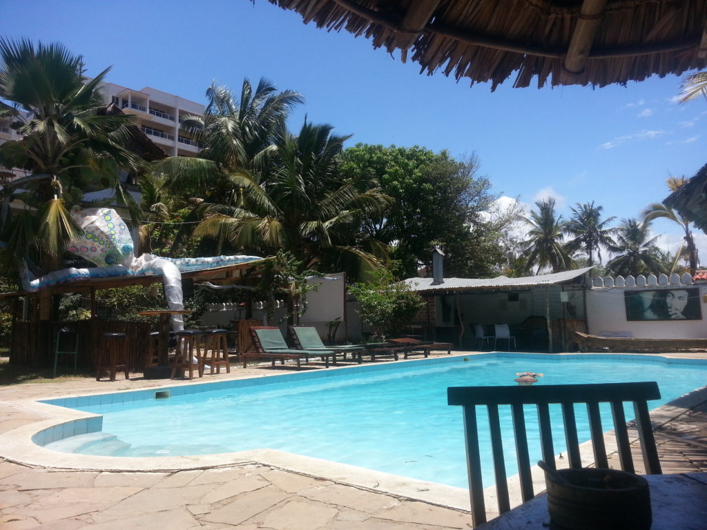 Pool in Tulia Backpackers in Mombasa